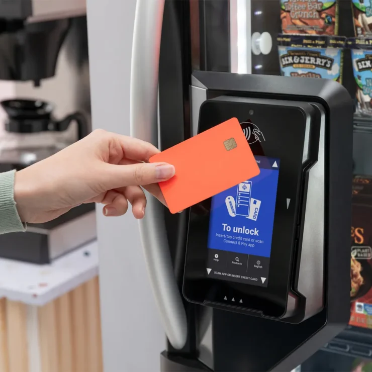 Paiement carte kiosque intelligent Vendis Automate