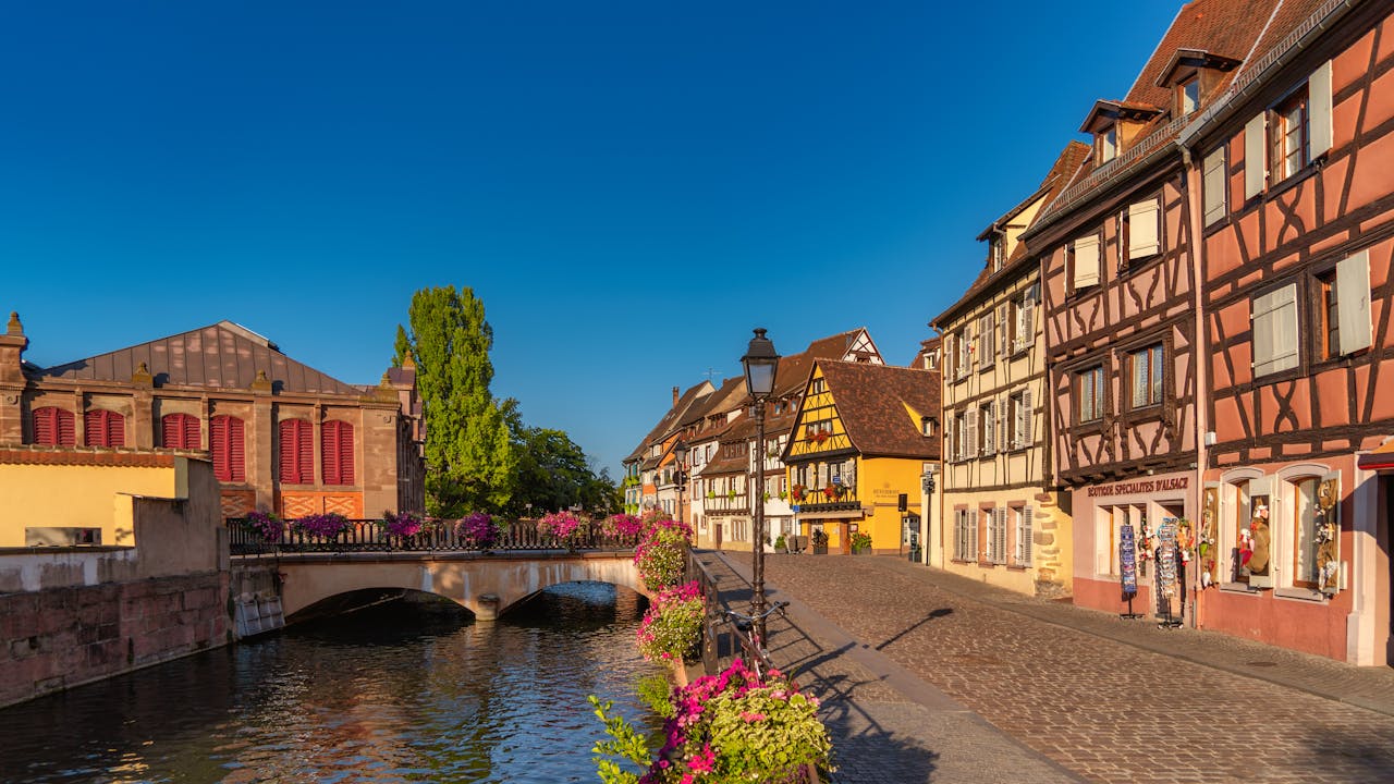 Photo d'une rue de Colmar France